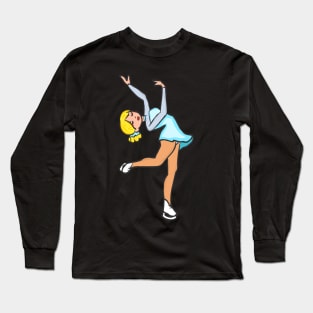 Figure skating ice skating ice skating ice sport Long Sleeve T-Shirt